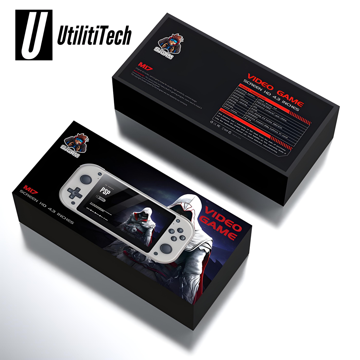 Retro Handheld Gaming Console – 4.3” HD Screen