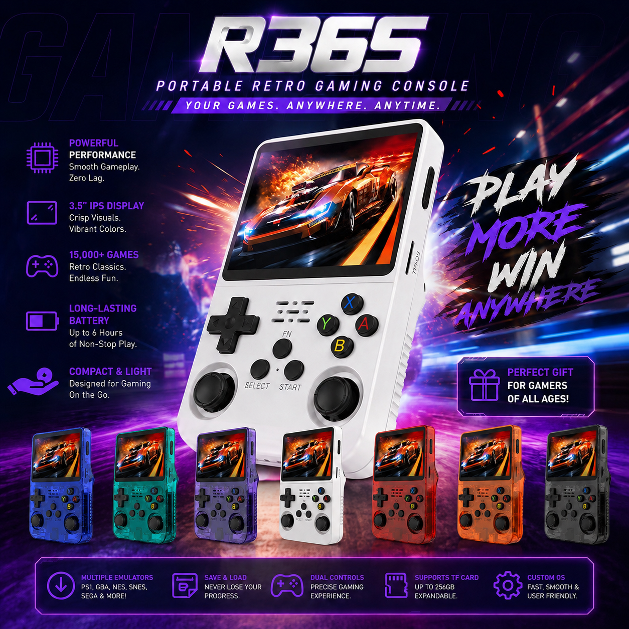 R36S Portable Retro Handheld Gaming Console