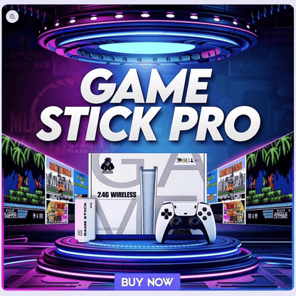 UtilitiTech X™ Retro Game Stick Pro+ 2 Wireless Controllers