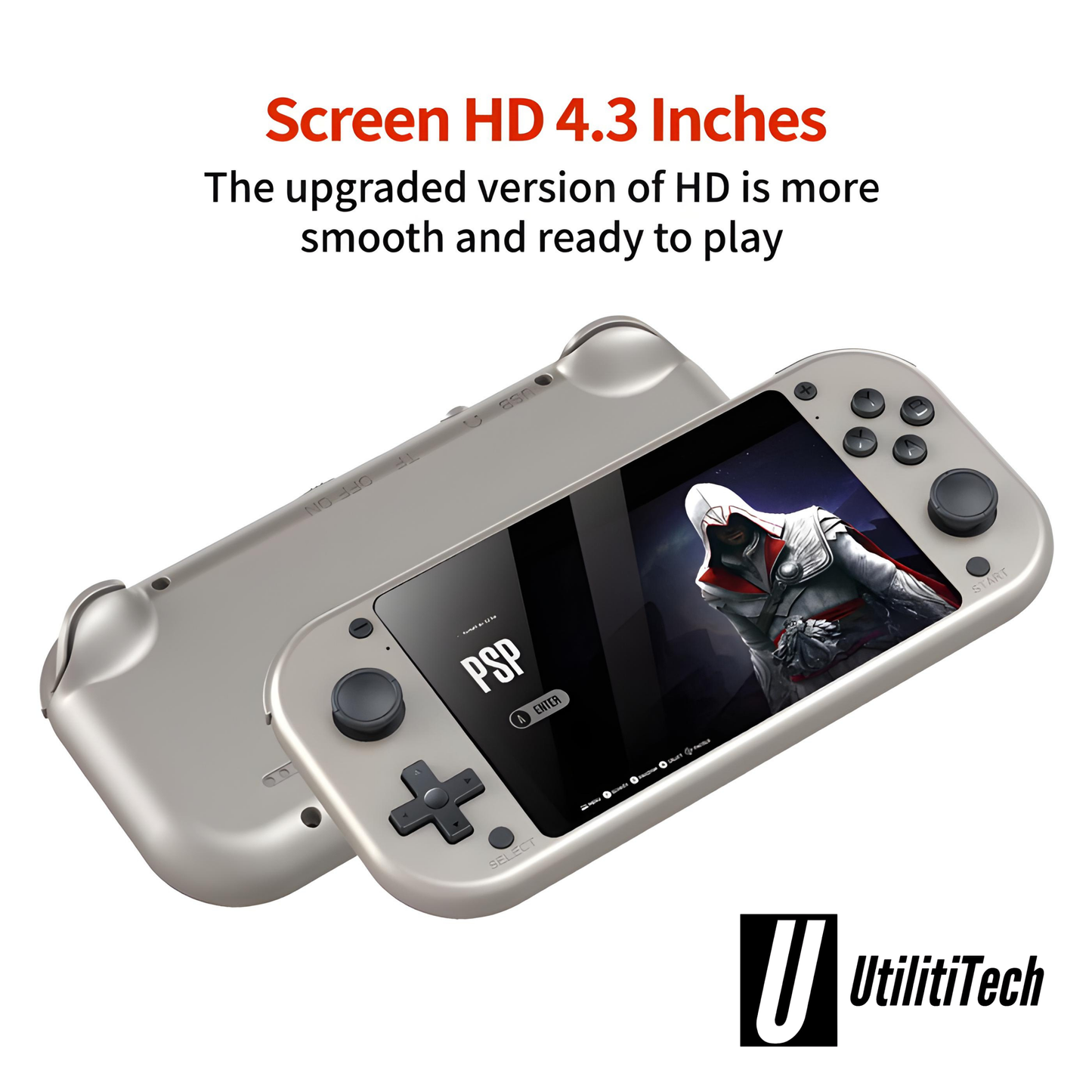 Retro Handheld Gaming Console – 4.3” HD Screen