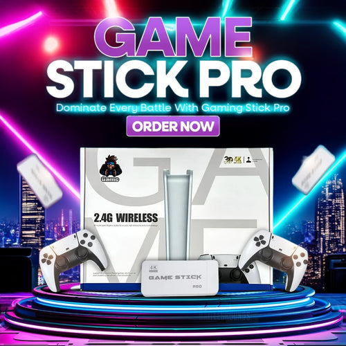 RETRO GAME STICK PRO (2 WIRELESS CONTROLLERS INCLUDED)