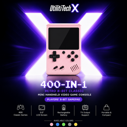 400-in-1 Retro 8-Bit Classic Mini Handheld Game Console