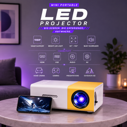 Mini Portable LED Projector