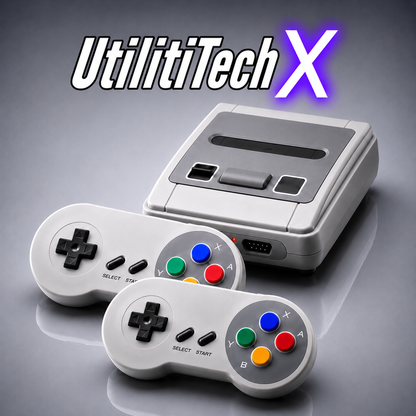 The Super Mini SF Retro Game Console – Dual Controller Set