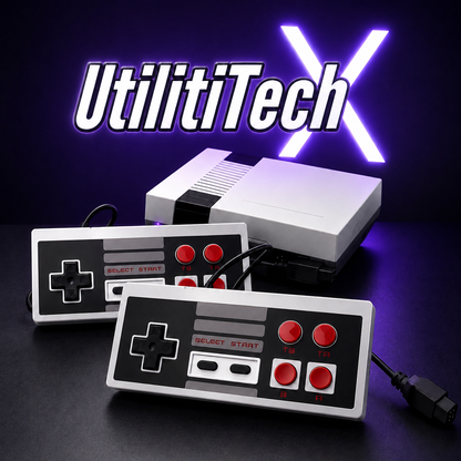 Retro Classic Game Console – Dual Controller Set